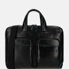 Heren Laptoptassen^Piquadro laptoptas 14 inch nero