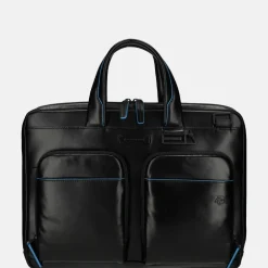 Heren Laptoptassen^Piquadro laptoptas 14 inch nero