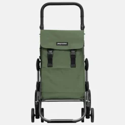 Boodschappentrolleys^Playmarket Go Plus boodschappenkar olive