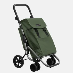 Boodschappentrolleys^Playmarket Go Plus boodschappenkar olive