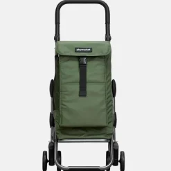 Boodschappentrolleys^Playmarket Go Up Premium boodschappentrolley olive