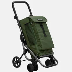 Boodschappentrolleys^Playmarket Go Up Premium boodschappentrolley olive