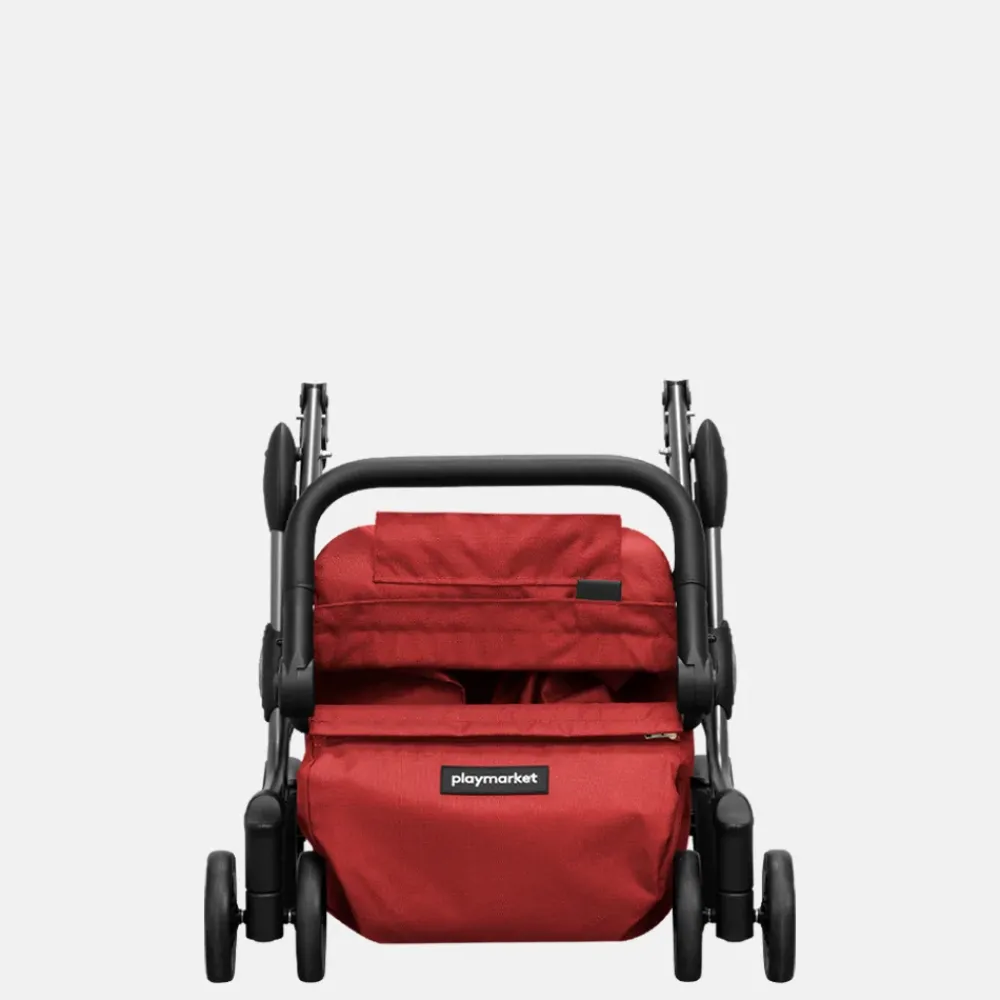 Boodschappentrolleys^Playmarket We Go boodschappenkar rood