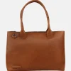 Dames Laptoptassen | Heren Laptoptassen^Plevier Amber shopper 15 inch cognac