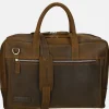 Heren Laptoptassen^Plevier Coventry laptoptas 15 inch donkerbruin