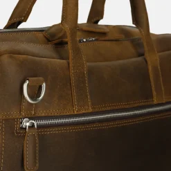 Heren Laptoptassen^Plevier Coventry laptoptas 15 inch donkerbruin