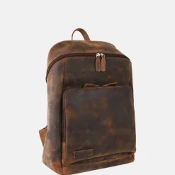 Laptop Rugzakken^Plevier Hertz rugzak 15 inch donkerbruin