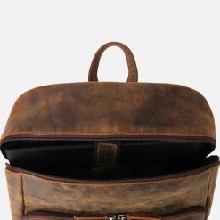 Laptop Rugzakken^Plevier Hertz rugzak 15 inch donkerbruin
