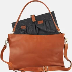Dames Laptoptassen^Plevier Millau laptoptas 15 inch cognac