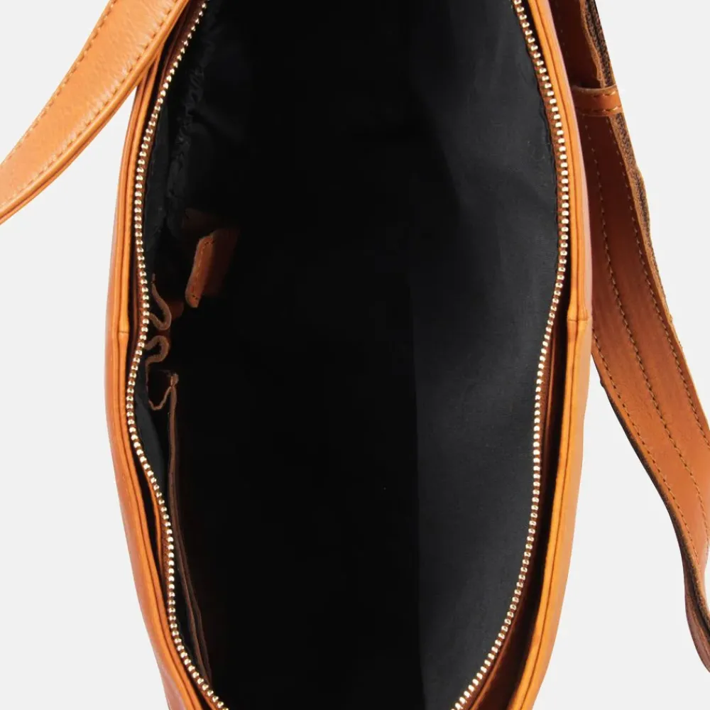 Dames Laptoptassen^Plevier Millau laptoptas 15 inch cognac
