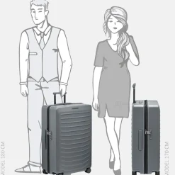 Reiskoffers^Porsche Design Roadster Hardcase koffer L anthracite matte