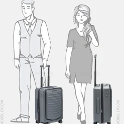 Handbagage Koffers^Porsche Design Roadster Hardcase Business koffer S anthracite matte