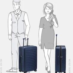 Reiskoffers^Porsche Design Roadster Hardcase koffer M dark blue matte