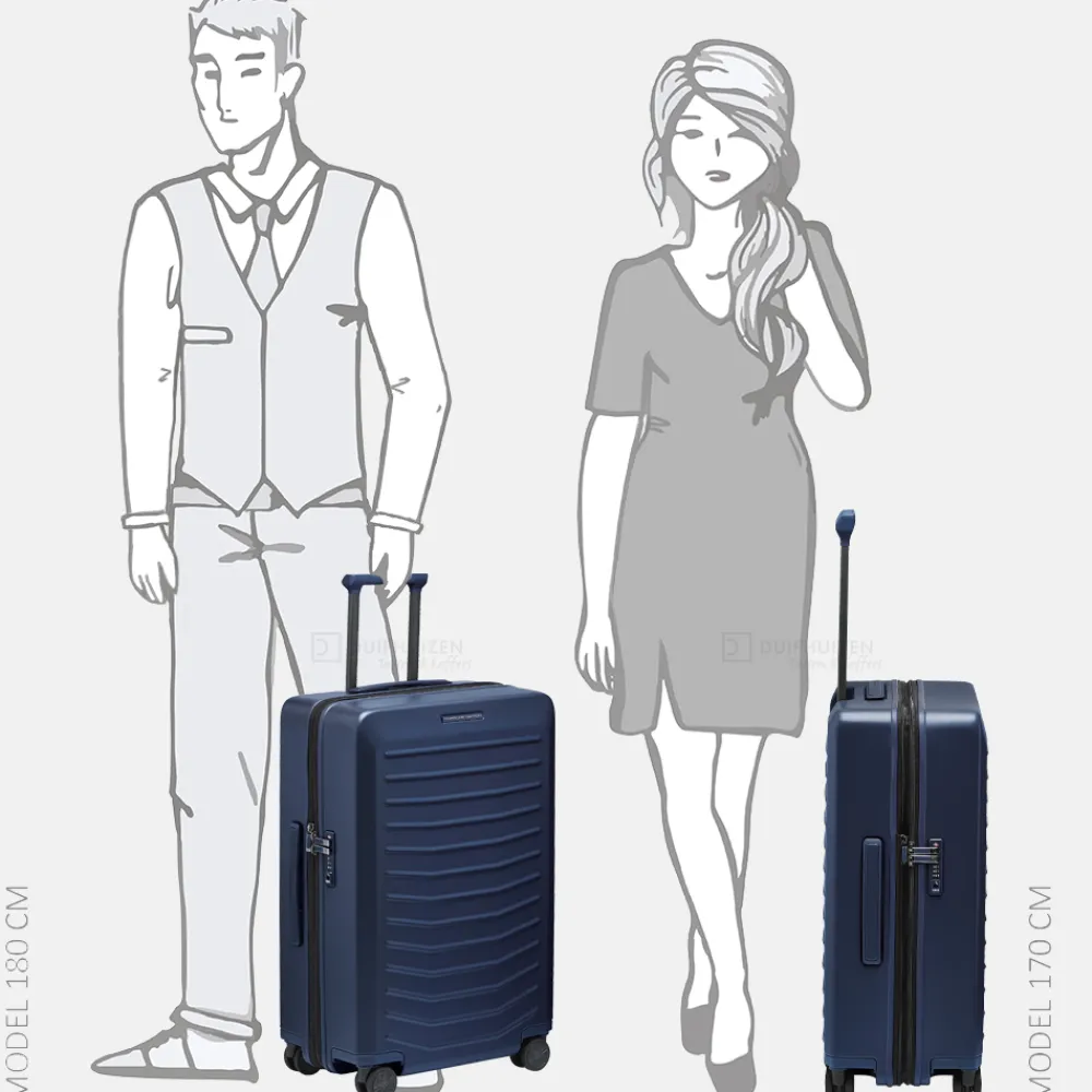 Reiskoffers^Porsche Design Roadster Hardcase koffer M dark blue matte