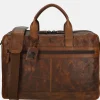 Heren Laptoptassen | Dames Laptoptassen^Pylos 59 Sarda laptoptas 17 inch laptoptas brandy