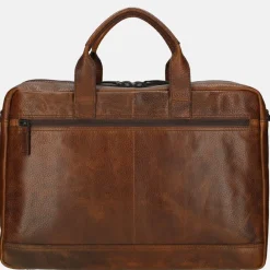 Heren Laptoptassen | Dames Laptoptassen^Pylos 59 Sarda laptoptas 17 inch laptoptas brandy