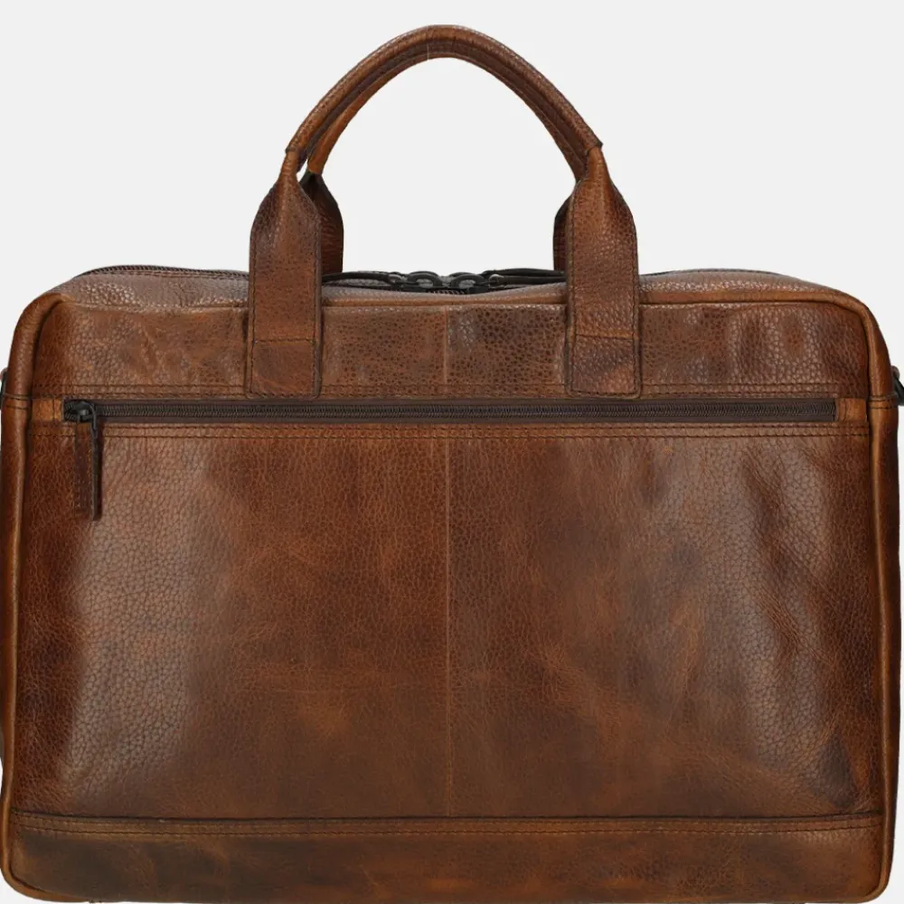 Heren Laptoptassen | Dames Laptoptassen^Pylos 59 Sarda laptoptas 17 inch laptoptas brandy
