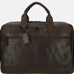 Heren Laptoptassen | Dames Laptoptassen^Pylos 59 Sarda laptoptas 17 inch dark brown