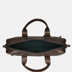 Heren Laptoptassen | Dames Laptoptassen^Pylos 59 Sarda laptoptas 15 inch dark brown