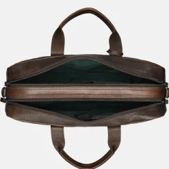 Heren Laptoptassen | Dames Laptoptassen^Pylos 59 Sarda laptoptas 17 inch dark brown