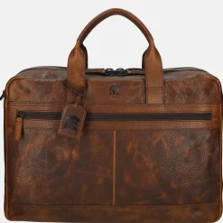Heren Laptoptassen | Dames Laptoptassen^Pylos 59 Sarda laptoptas 17 inch laptoptas brandy