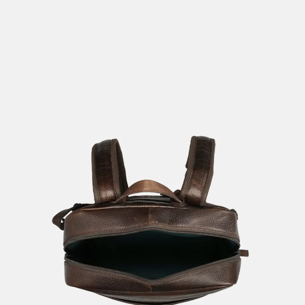Vrijetijd Rugzakken^Pylos 59 Sarda rugzak dark brown