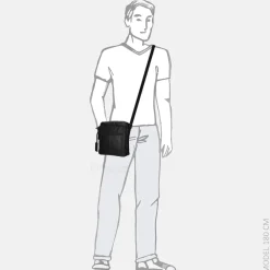 Crossbody Tassen^Pylos 59 Pylos Sarda crossbody tas black