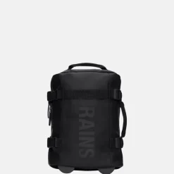 Handbagage Tassen | Underseaters^Rains Texel reistas op wielen mini black