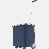 Boodschappentrolleys^Reisen thel Carrycruiser boodschappentrolley herringbone dark blue