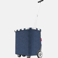 Boodschappentrolleys^Reisen thel Carrycruiser boodschappentrolley herringbone dark blue