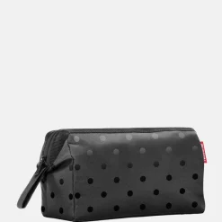 Toilettassen^Reisen thel toilettas glossy dots black
