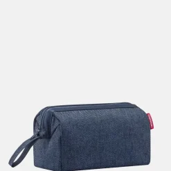 Toilettassen^Reisen thel toilettas herringbone dark blue