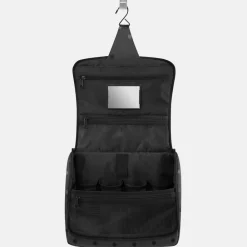 Toilettassen^Reisen thel toilettas XL glossy dots black