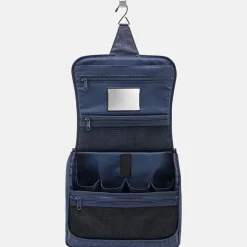 Toilettassen^Reisen thel toilettas XL herringbone dark blue