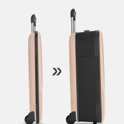 Reiskoffers^Rollink Flex Vega Expandable koffer 64 cm rose smoke