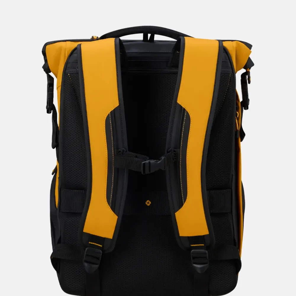 Laptop Rugzakken^Samsonite Ecodiver Rolltop laptoprugzak 17 inch yellow