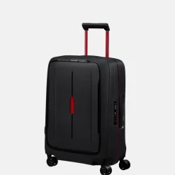 Handbagage Koffers^Samsonite Essens handbagage koffer 55 cm charcoal/red