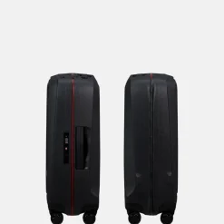 Handbagage Koffers^Samsonite Essens handbagage koffer 55 cm charcoal/red