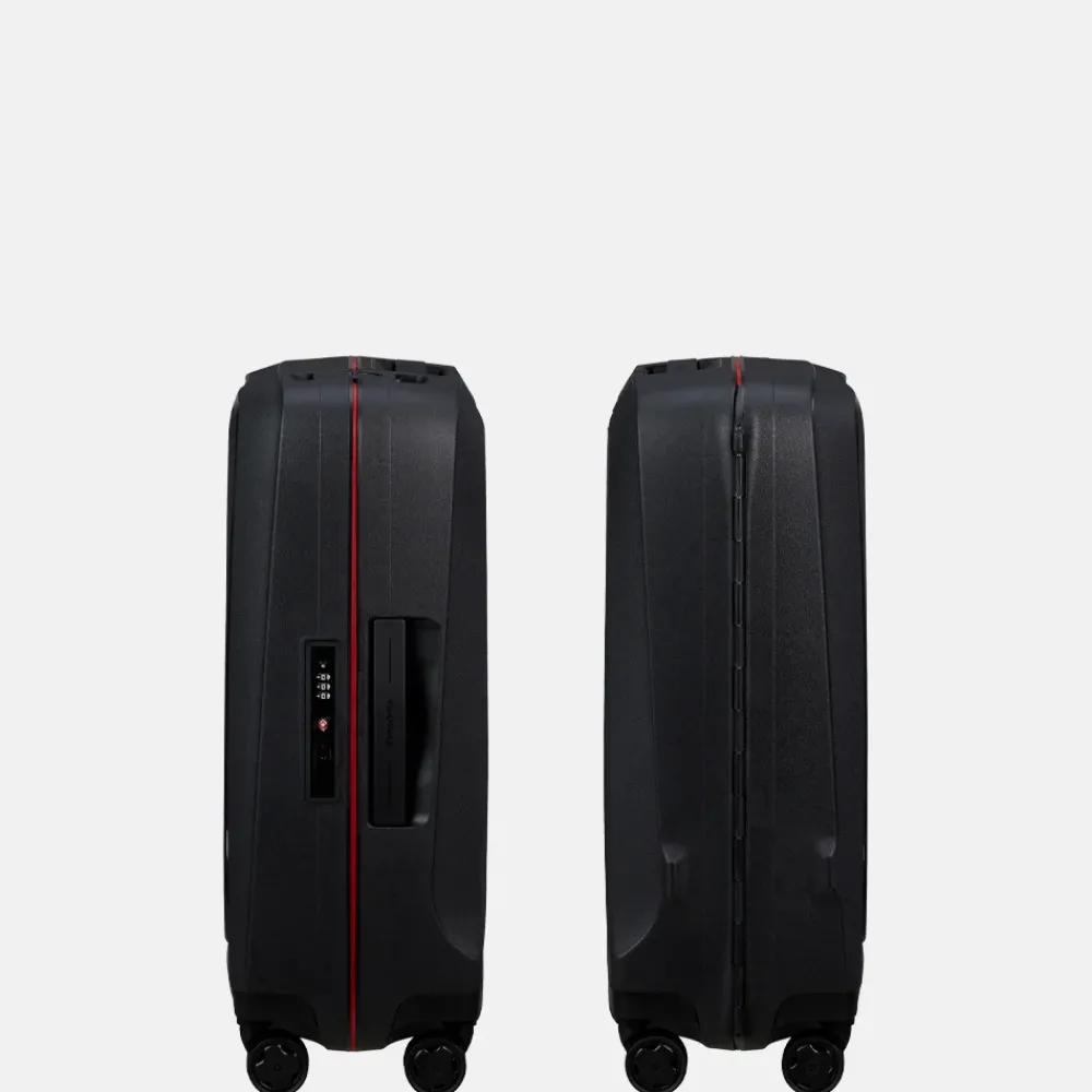 Handbagage Koffers^Samsonite Essens handbagage koffer 55 cm charcoal/red