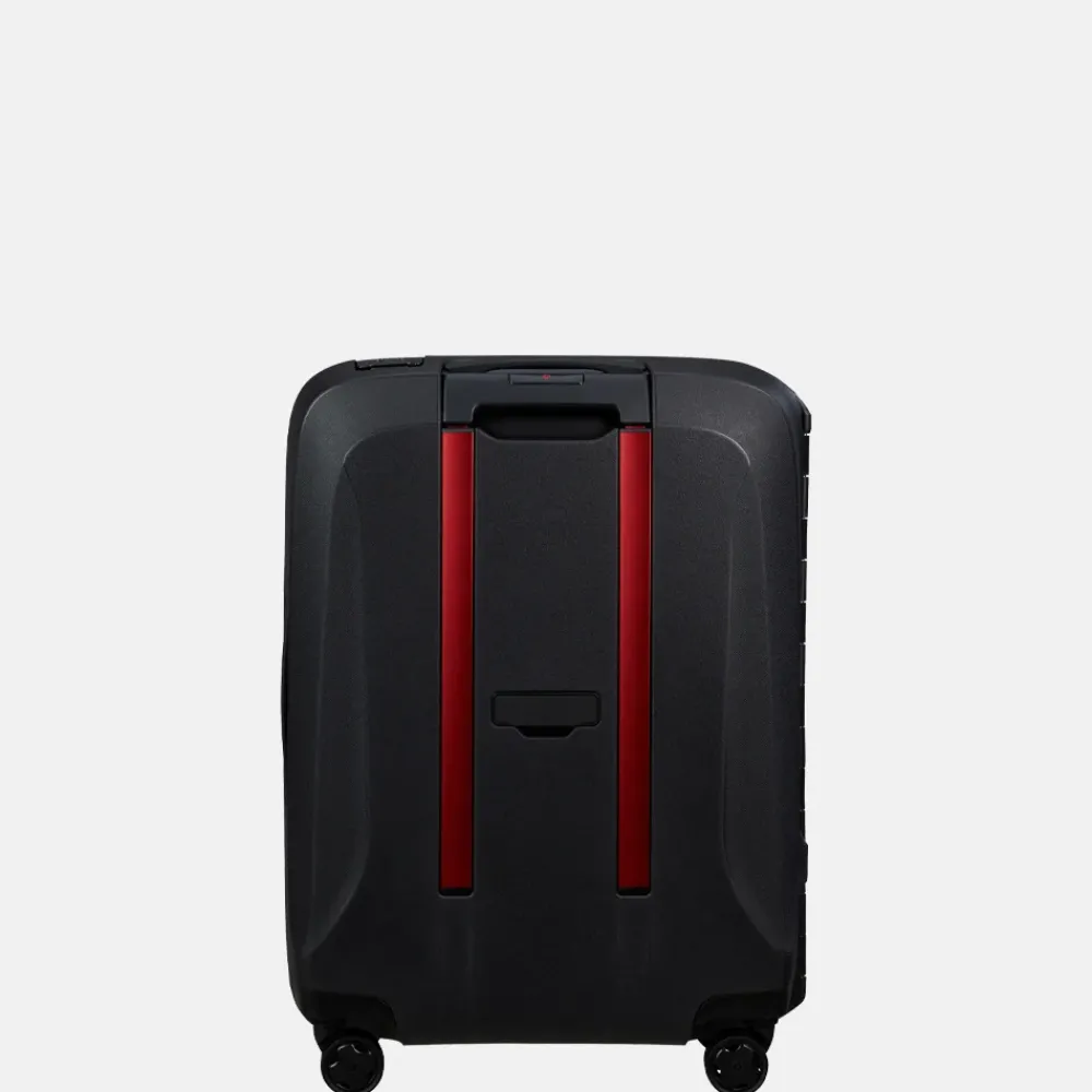 Handbagage Koffers^Samsonite Essens handbagage koffer 55 cm charcoal/red