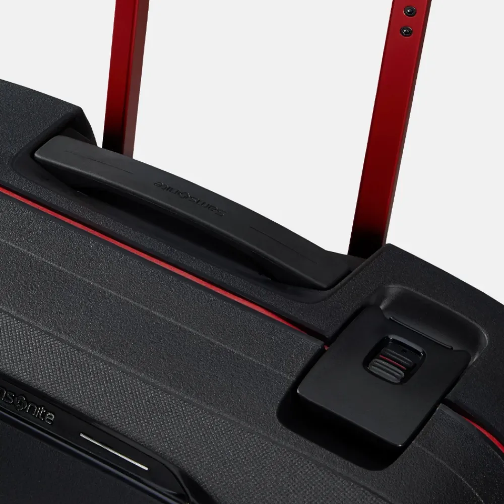 Handbagage Koffers^Samsonite Essens handbagage koffer 55 cm charcoal/red