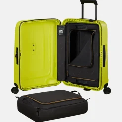 Handbagage Koffers^Samsonite Essens handbagage koffer 55 cm lime