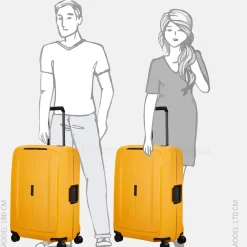 Reiskoffers^Samsonite Essens koffer 75 cm Radiant Yellow