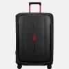Reiskoffers^Samsonite Essens reiskoffer 75 cm charcoal/red