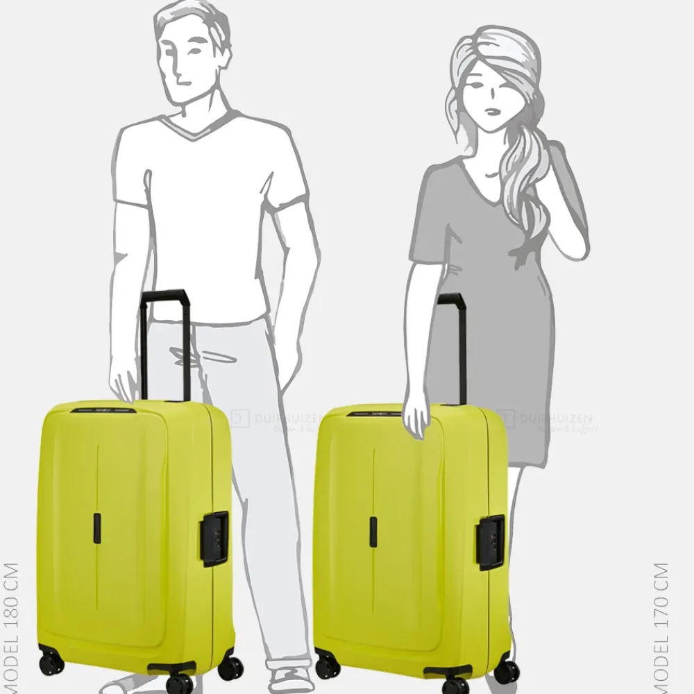 Reiskoffers^Samsonite Essens reiskoffer 75 cm lime