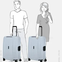 Reiskoffers^Samsonite Essens reiskoffer 75 cm glacier