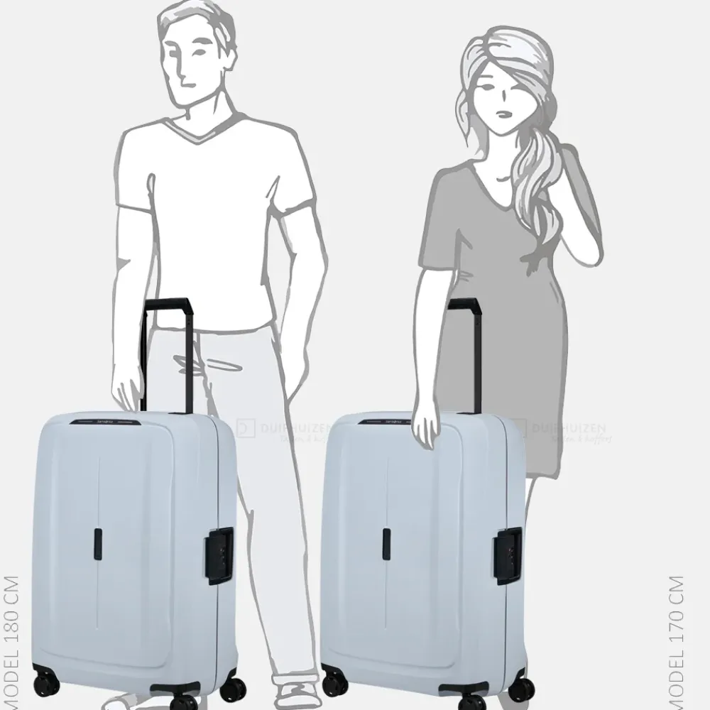 Reiskoffers^Samsonite Essens reiskoffer 75 cm glacier