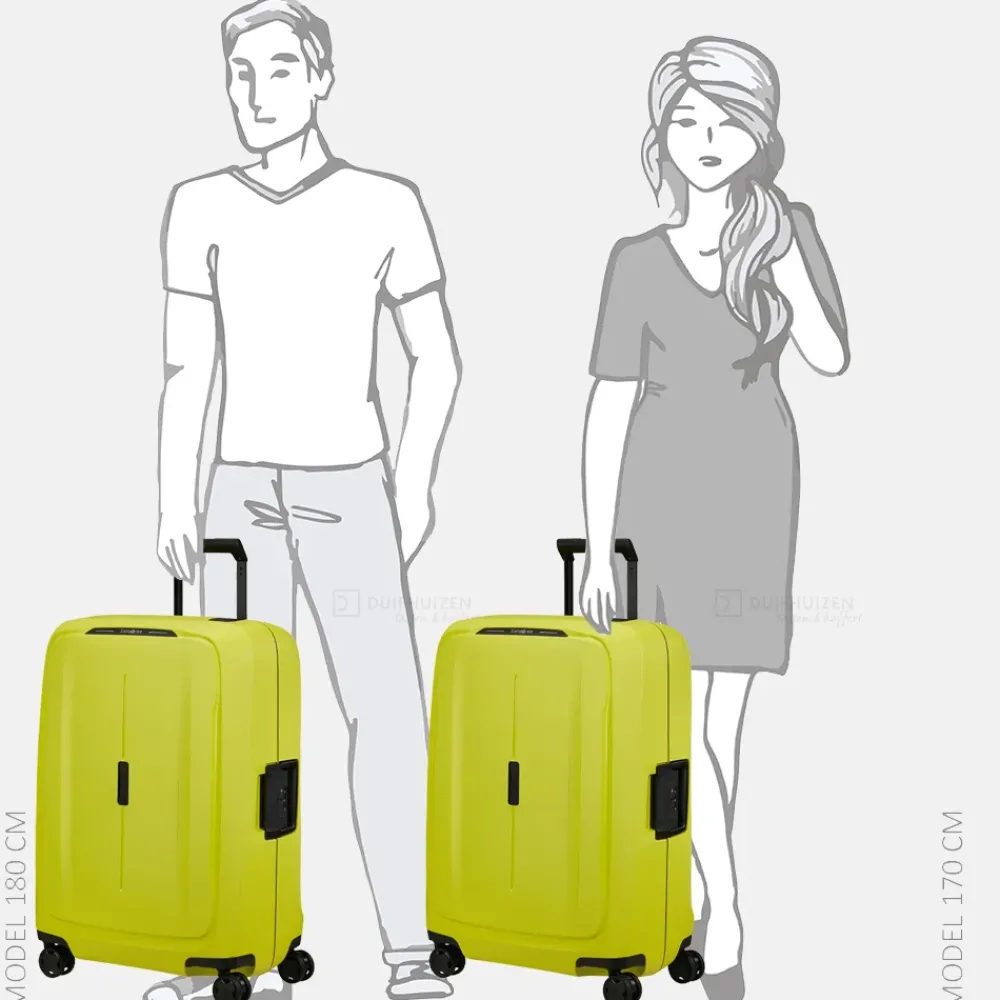 Reiskoffers^Samsonite Essens reiskoffer 69 cm lime