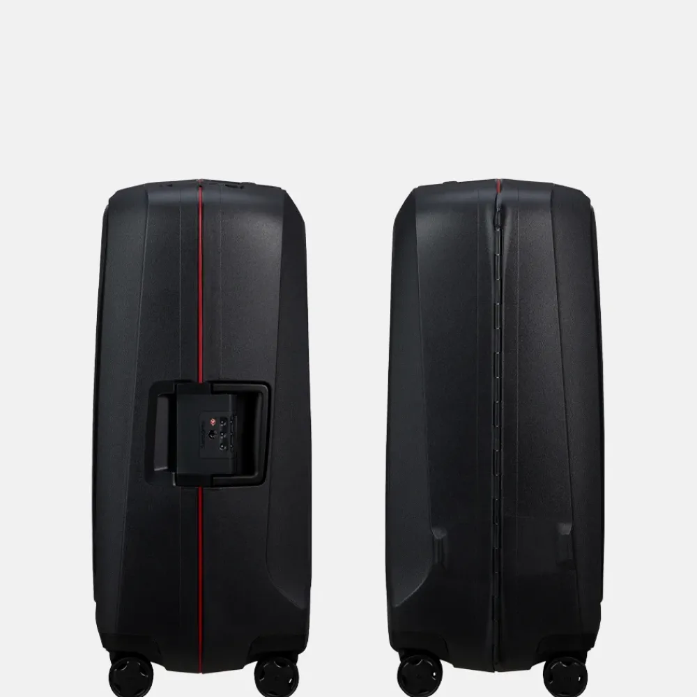 Reiskoffers^Samsonite Essens reiskoffer 69 cm charcoal/red