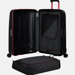 Reiskoffers^Samsonite Essens reiskoffer 75 cm charcoal/red